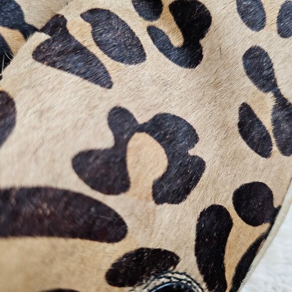 Skechers Women Street Uplift Wild Thang Leopard Slip On Flatform Sneakers 9.5 - Picture 6 of 8